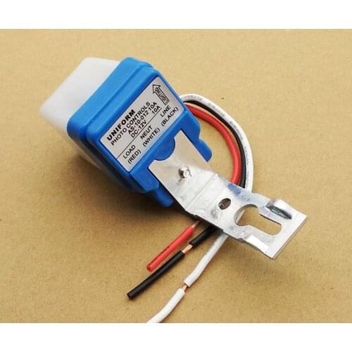 10A AS-10 Auto On Off Light Switch Photo Control Sensor 12V 220V