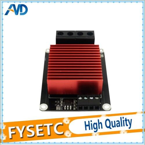 2pcs Heatbed/Extruder 30A 5-24v Red Huge Heated Sinks Heating MOS Module MOSFET Board 3D Printer Parts For TEVO BLV MGN Cube