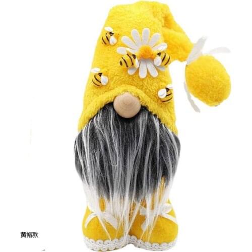 2021 Hot Polyester Model Bee Doll Ornaments Festival Dwarf Faceless Old Man with Handle Couple Birthday Gifts