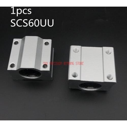 2019 Rushed Direct Selling Linear Rail Cnc Router Parts AXK Scs60uu 60mm Linear Motion Bearing Case Unit For Cnc Router