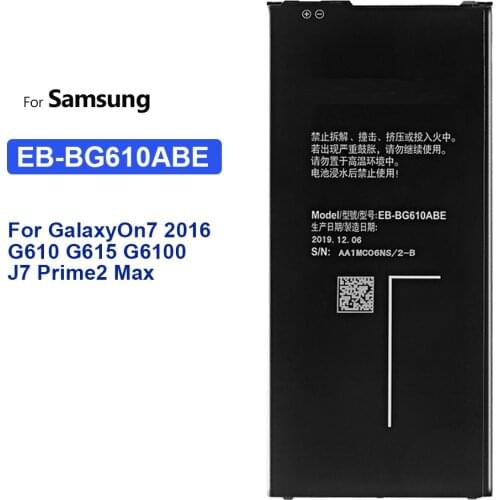 Battery EB-BG610ABE 3300mAh For Samsung Galaxy J7 Prime On7 2016 G610 G615 G6100 J7 Prime2 J7 Max J7Max Prime 2 Bateria