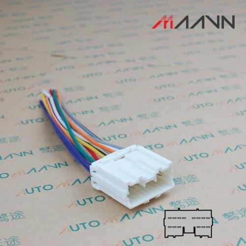 Car Stereo Radio CD DVD Wiring Harness For MITSUBISHI PAJERO Power Cable