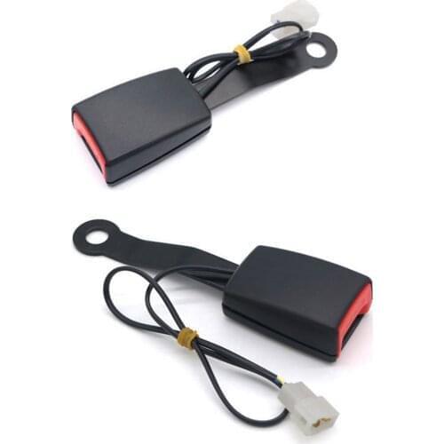 Car Seat Belt Lock Car Seat Belt Buckle Socket Plug Connector with Warning Cable for Cars Buses Car Seat Belts High quality