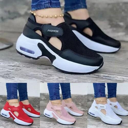 Women Vulcanized Shoes Female Sneakers Slip On Platform Casual Single Shoes Plus Size Walking Flats Flying Woven Sneaker Footwea