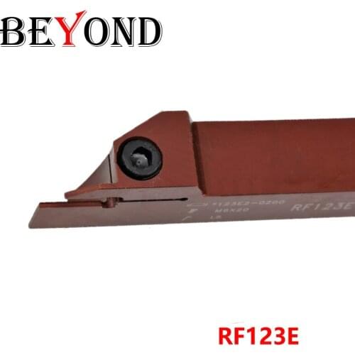 BEYOND Lathe Tool Holder RF123E2525 RF123E1616 RF123G2020 RF123H2020 RF123E1212-2T12 2T17 3T20 4T25 Grooving Turning Cutting Bar