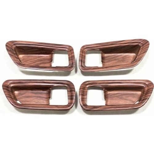 For Toyota Corolla Sedan 2019 2020 2021 Carbon Fiber Interior Door Handle Bowl Cover Trims Protection Sticker Car Accessories