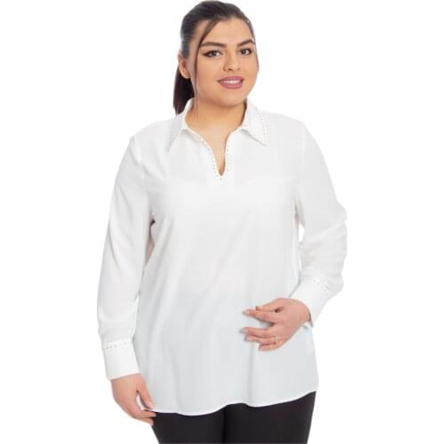 Hanezza Womens White Shirts
