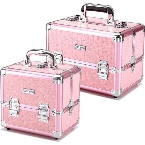 Cosmetic storage box cosmetic case beauty nail tool box portable multi storey professional cosmetics case with makeup boxes