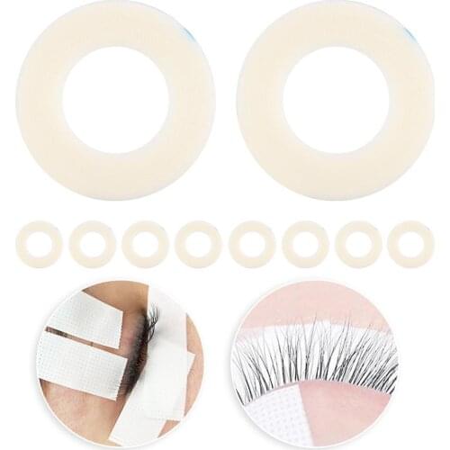 10Pcs Rolls Eyelash Extension Eye Pad Breathable Non-woven Cloth Adhesive Tape Eyelash Extension Tape