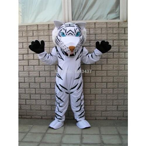 Cute Christmas halloween Lion Tiger Liger Mascot Costume Fancy Outfit Cartoon Character Party Dress Free Shipping