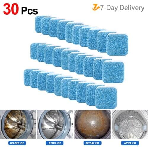 New Washing Machine Tank Cleaning Piece Descaling Effervescent Tablets Effective Descaling Detergent 20pcs/10pcs / 5pcs / 1pcs