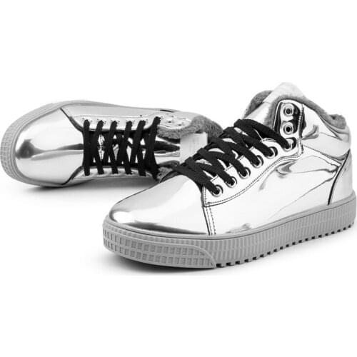 YIQITAZER 2018 New Fashion Patent Leather Mirror Men Dress Shoes,Black Shoes Round Toe Business British Slipon Wool Mens shoes