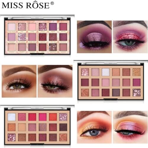 HUDA MR 18 Color Eye Shadow Palette Glitter Waterproof Long Lasting Make Up Pallet Shimmer Fashion Women Beauty