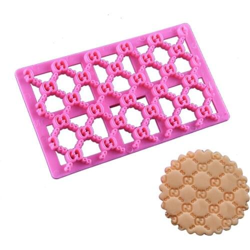 Plastic Printing Biscuits Cookies Cutter Cake Stencil Airbrush Painting Mold Animal Cookies Fondant Cake Mousse Decorating Molds