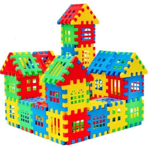 Large Size Plastic 3D Interconnecting Building Blocks Toys For Children Learning Colorful DIY Block Boys Toy Brain Game Gift L1