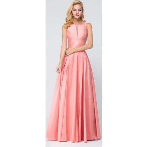 Straps Halter Chiffon Maxi Dress of Bridesmaid