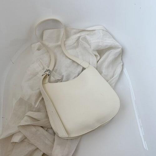 Solid Color Soft Leather Shoulder Crossbody Bags for Women 2021 New Designer Wide Shoulder Strap Luxury Women Messenger Bag