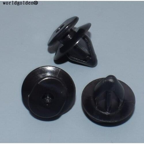 Worldgolden 100pcs plastic clip Front & Rear Door Trim Panel Retaining Clip for Subaru 90913-0109