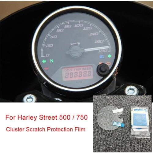 For Harley Street 500 750 Cluster Scratch Protection Speedometer Film Screen Protector For Harley-Davidson