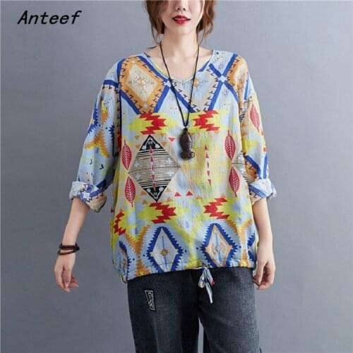 Korean cotton linen plus size oversized vintage summer casual loose tee t shirt women t-shirt ladies tshirt clothes 2021 tops
