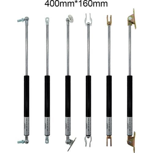 160mm Stroke 400mm Hole Center Distance Gas Spring 50N-500N/5kg-50kg Cupboard Hinges Gas Spring Force lift support 18*8 Rod