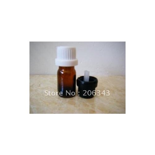 5ml green/blue/brown essential oil bottle with plastic cap plastic dropper