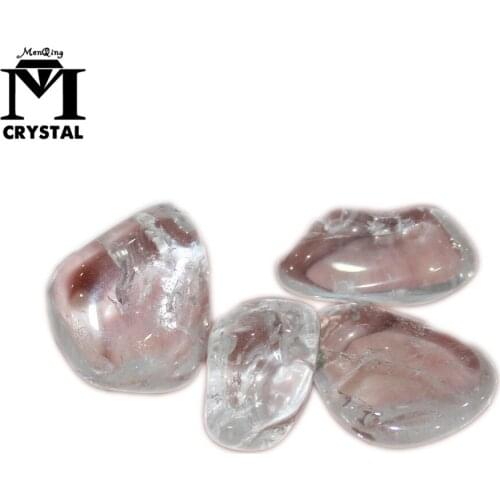 50g/bag Natural Clear Crystal Gravel Rock Quartz Mineral Specimen Fish Tank Garden Flowerpot Decoration Energy crushed stone