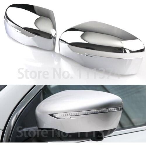 For Nissan Qashqai J11 X-trail T32 Rogue Murano ABS Mirror Cover Rear View Cover Accessories