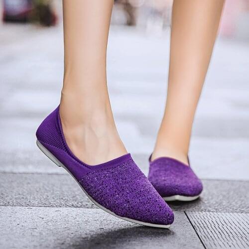 Damyuan 2020 New Women Mesh Sneakers Flat Shoes Slip on Women Shoes Zapatos De Mujer Ladies Shoes Loafers Women Flat Heel 41