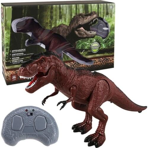 Kids Remote Control Dinosaur Toy with Walking Roars Glow Eyes for Boys Girls D0AF