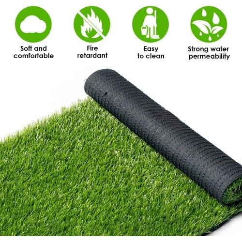 Artificial Grass 1.2X0.8M Strawberry/Leopard Print Pet Pet Lawn Mat PP Dog House Lawn Decoration Warm Cushion Cute Basket Soft