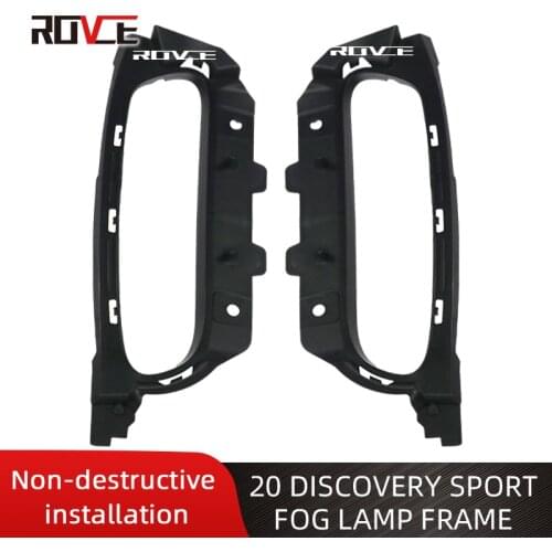 ROVCE Fog Light Cover For Land Rover 2020 Discovery Sport L550 LR127530 LR127531 Front Bumper Fog Lamp Frame