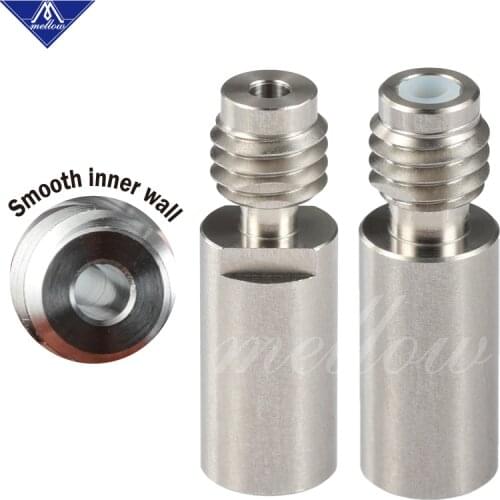 Mellow Upgraded All Metal/Teflonto NF V6 Kraken Heat Break Cyclops And Chimera Hotend 2 In 1 Out Nozzle Throat For Dual Extruder