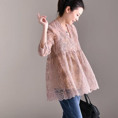 Кружевные блузки MICOCO China At AliExpress