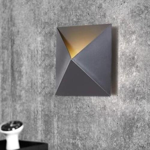 Nordic Style Personality Led Creative Bedroom Bedside Modern Minimalist Living Room Aisle Art Wall Wall Lamp Free Shipping