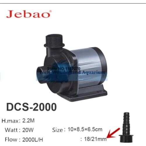 NEW JEBAO DCS2000 DC2000 SUBMERSIBLE WATER PUMP W/ SMART CONTROLLER FISH TANK MARINE PONDS DC ECO PUMP AQUARIUM 110V 220V