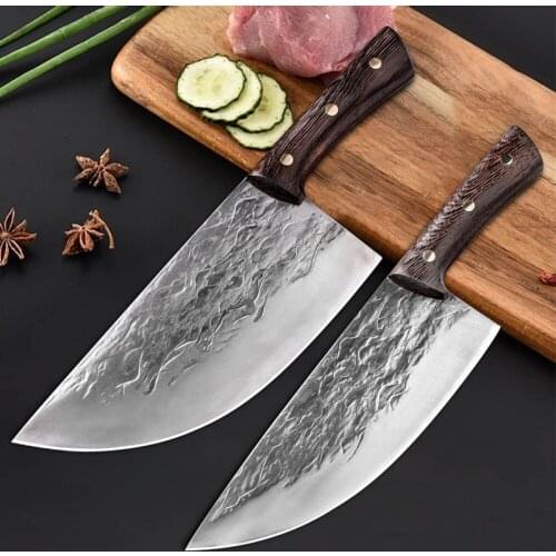 Craft forging pork cutting knife kitchen big bone knife slaughtering special bone chopping and peeling meat cutter