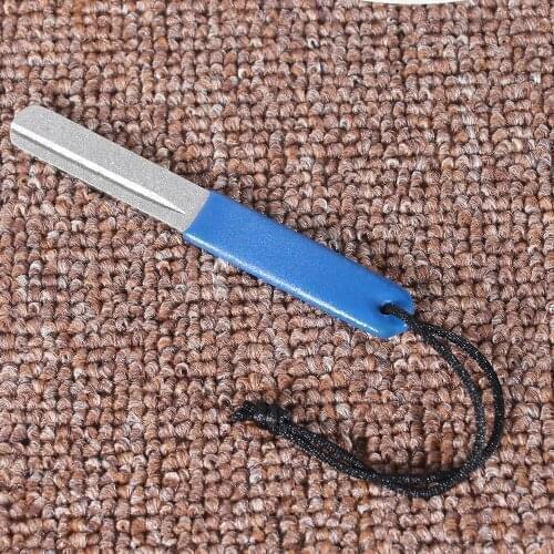 Must-have For Fishing Sharp Blue Whetstone Hand-polished Fast And Effectivesharpening Hook Accessory New Tackle Tool Fishhook