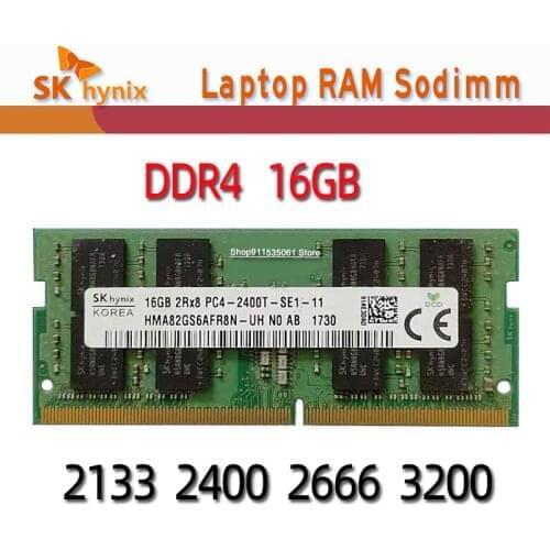 SK Hynix Laptop ddr4 ram 8GB 4GB 16GB PC4 2133MHz 2400MHz 2666Mhz 2400T 2133P 2666v 3200AA DIMM notebook Memory 4g 8g 16g 32GB