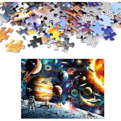 1000Pcs Dreamy Landscape Paper Jigsaw Puzzle Adult Casual Kids Intelligence Toy Decompression Parent-Child Interactive Toys