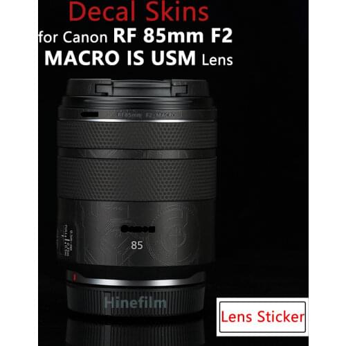 RF85 F2 Premium Decal Skin for Canon RF85mm F2 MACRO IS STM Lens Protector Anti-scratch Cover Film Wrap Sticker