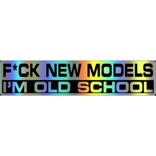 S50753# Various Sizes/Colors Car Stickers Vinyl Decal I AM Old School Motorcycle Decorative Accessories Creative Motorcycle