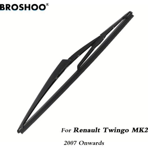 BROSHOO Car Rear Wiper Blades Back Windscreen Wiper Arm For Renault Twingo MK2 (2007 Onwards) 305mm,Windshield Auto Styling