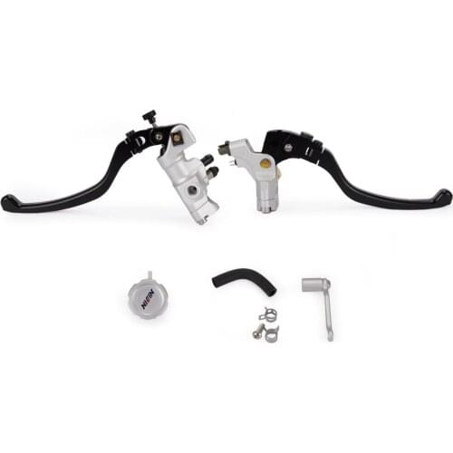 Brake Clutch Pump Lever Motorcycle Hydraulic pump and clutch Accessories 7/8" piston for Honda Yamaha Moto 16*16