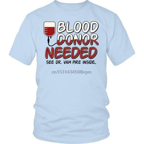 All Woman Brands Blood Donor Vampire Funny Halloween Unisex T shirt Small 4XL