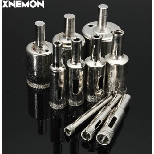 XNEMON 10Pcs/set Diamond Holesaw Drill Bit 6-32mm Set For Tile Ceramic Porcelain Glass Marble 6 8 10 12 14 16 18 22 26 32mm