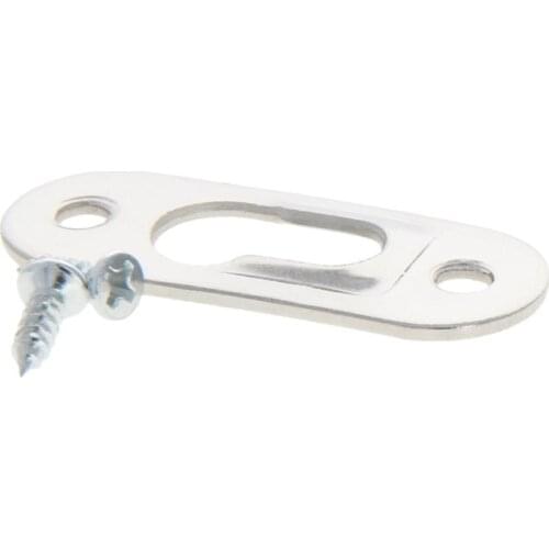 MroMax Back Plate Hook Iron Large Thickened Zero Number Hanging/Gold Horizontal Straight Bar 38x13/38x14/50x15mm 10/20/30/50/100