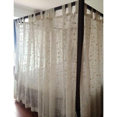 2018 Moustiquaire Luxury Embroidered Bed Canopy Netting Curtain Valance Home Decoration Custom-made For Square Drapery Bedding