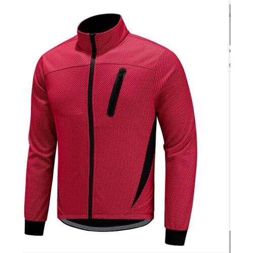 2021 Windproof Waterproof Mens Thermal Winter Cycling Jacket Long Sleeve Bike Windbreaker