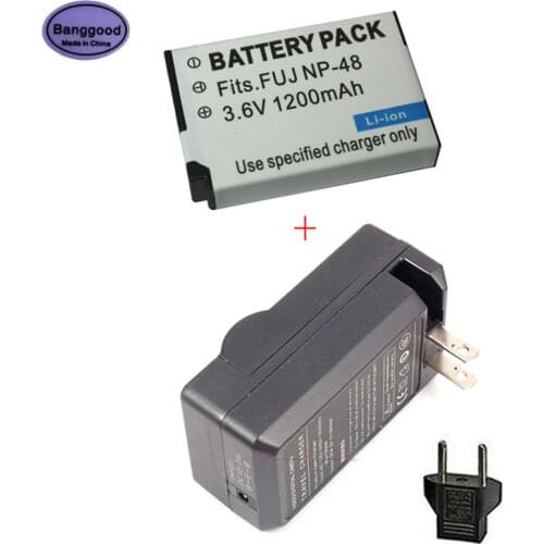 Banggood 3.6V 1200mAh NP-48 FNP48 NP48 Digital Camera Battery Pack for Fujifilm XQ1 X-Q1 XQ2 X-Q2